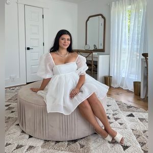 Selkie Puff Dress in Ivory size M